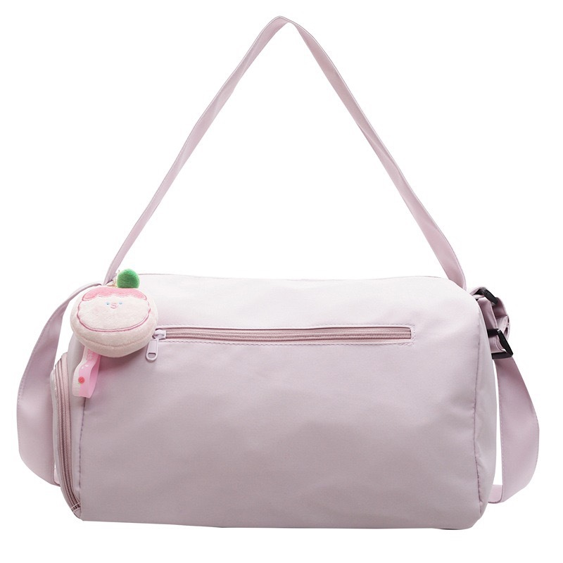 Sports yoga short-distance travel bag, women's lightweight large-capacity swimming and fitness bag, crossbody backpack, single-shoulder bag, men's trendy Item Picture