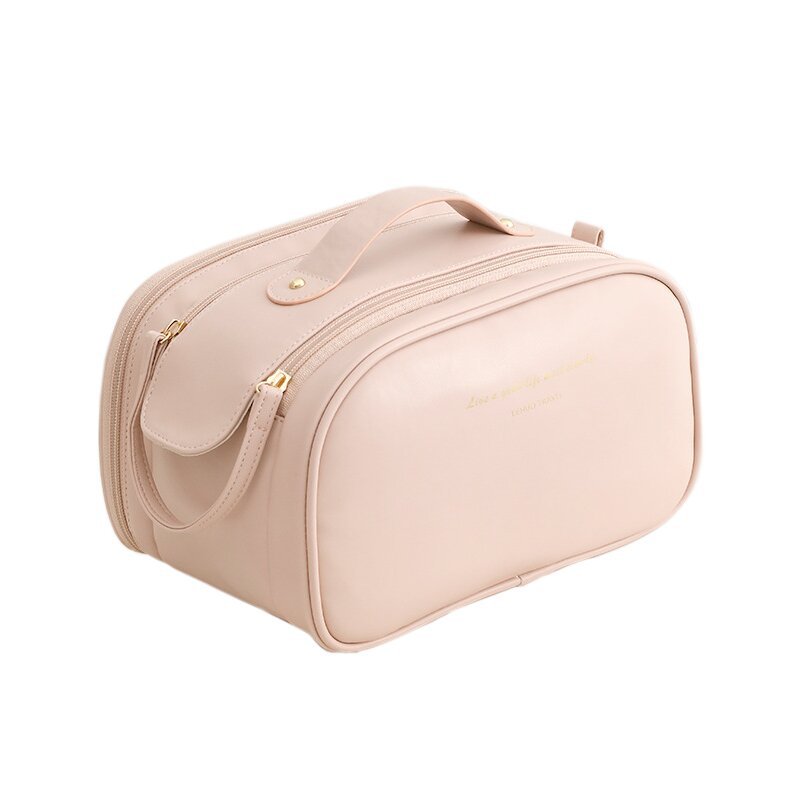 2024 new portable makeup bag, toiletry bag, travel brush, storage box, and skin care products are distributed by sections Item Picture