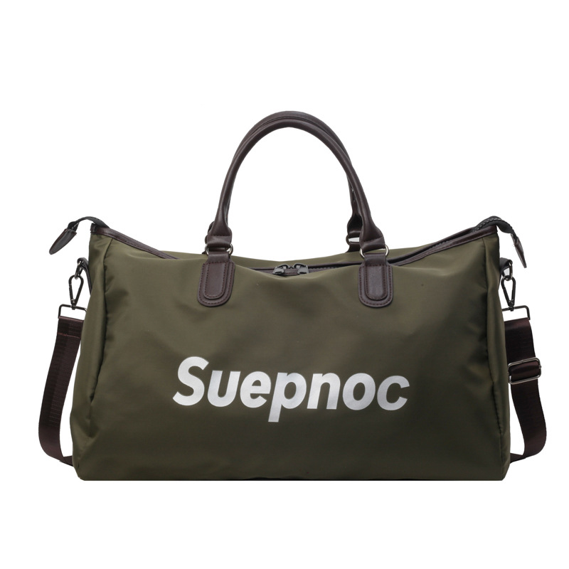 Wholesale of cross-border travel bags for women, simple Korean-style crossbody large packaging clothes, luggage bags, and large-capacity sports and fitness bags Item Picture