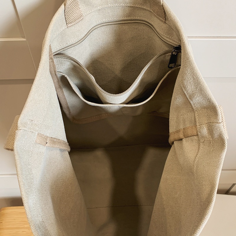 Crossbody bag for men, Japanese artistic style, college student cloth bag, casual handbag, large capacity, laid-back style, single-shoulder bag for women Specification drawing