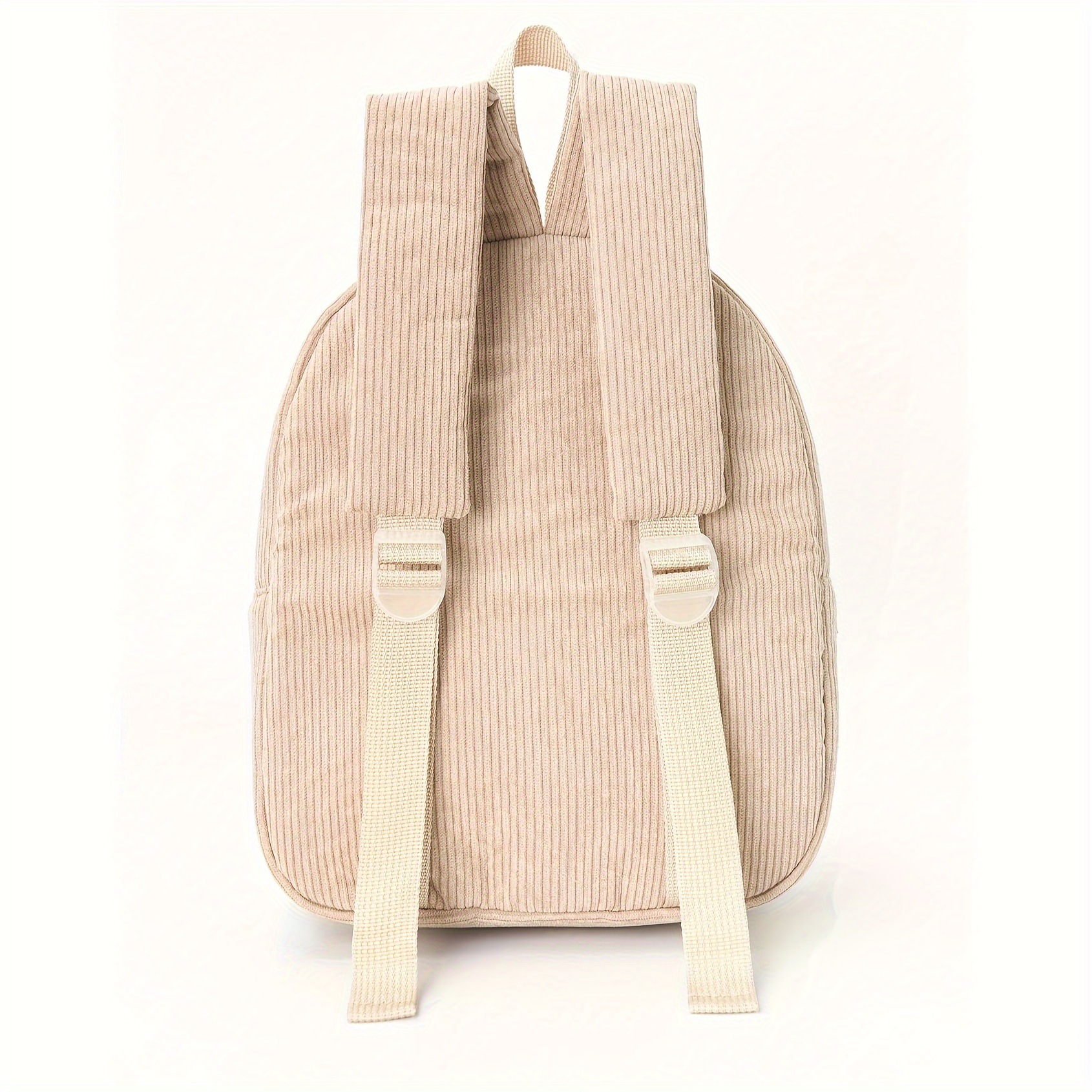 Customized cross-border cute bear backpacks, corduroy primary school bags, fashionable and casual backpacks, cartoon plush bags Specification drawing