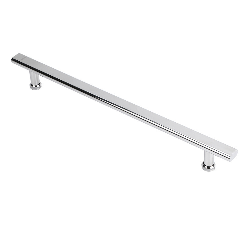 Shower room handle, bathroom glass door handle, 304 stainless steel, bathroom sliding door handle hole distance 440mm Item Picture