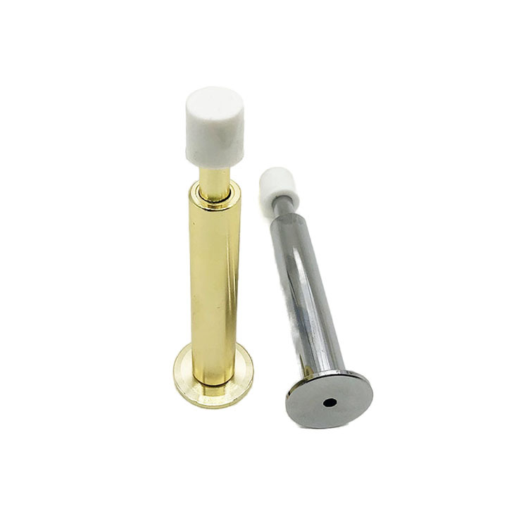 Wholesale solid long strip door top, household hardware tools, door stop accessories, extended and thickened copper door stoppers Item Picture