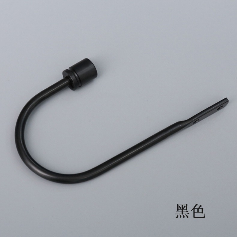 Cross-border best-selling curtains, light aluminum alloy wall hooks, factory direct sales, wholesale of curtain U-hooks details Picture