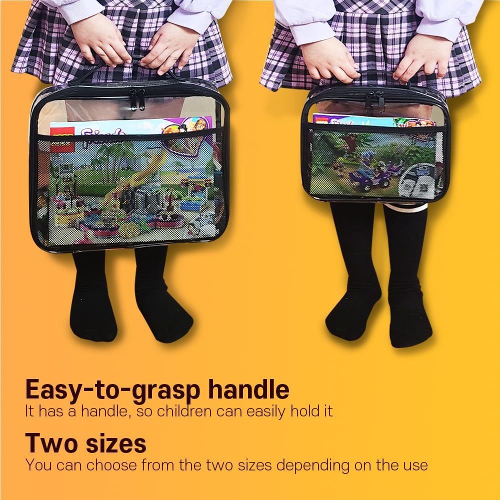 Cross-border in-stock new product, Amazon factory direct sales, PVC zipper mesh storage bag set, portioned bag, portable by hand Application Scenario