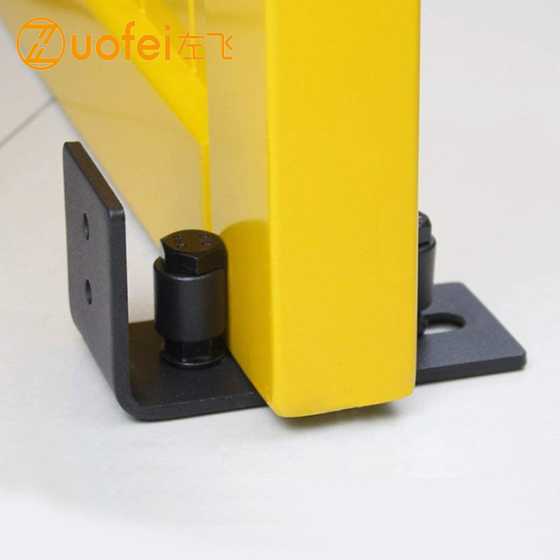 Barn door anti-sway, anti-sway positioning wheel, floor heating without slotting, flat-bottom double-wheel anti-sway, can be printed with laser LOGO Specification drawing
