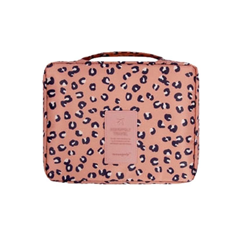 New Korean printed travel makeup bag, lotion dispensed travel toiletry bag, waterproof travel storage and organization bag Item Picture