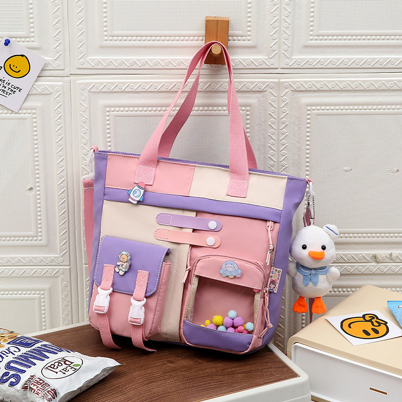 ins Korean version crossbody bag for high school students, junior high school students, and primary school students, a large-capacity simple single-shoulder bag with a forest style Application Scenario