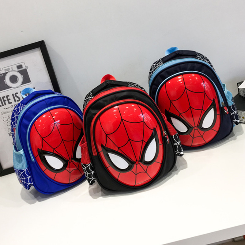 Kindergarten schoolbag for boys and girls 3-5-6 years old children 's schoolbag for primary school students in grade 1, double-shoulder backpack, spider full figure