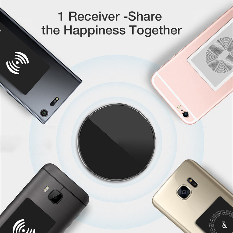 Manufacturer wholesale wireless charging receiver patch suitable for Apple and Android Type-c mobile phone wireless charging receivers details Picture