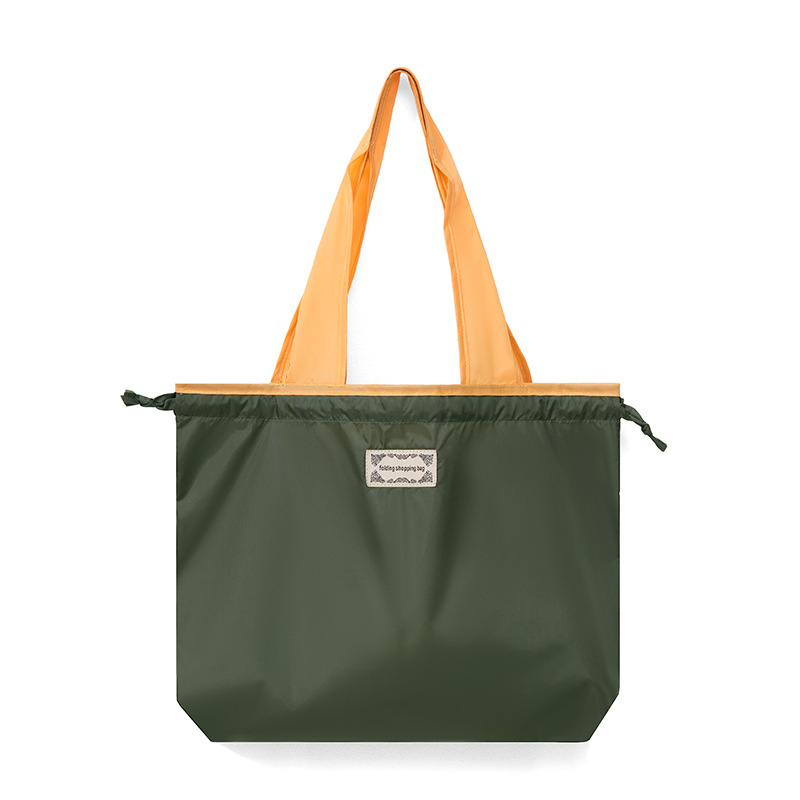 Large folding shopping bags, large-capacity Oxford fabric waterproof eco-friendly bags, portable shopping bags, hand-carry supermarket grocery bags Item Picture