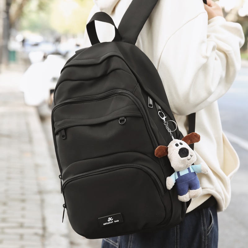 The trend of Japanese-style retro high school and junior high school schoolbags for girls, Korean-style girl backpacks for boys, and large-capacity travel backpacks for boys details Picture