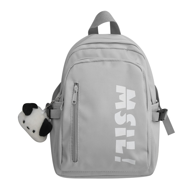 ins Japanese-style casual and fashionable mini backpack, simple and lightweight, small school bag for college students, junior high school travel backpack Item Picture