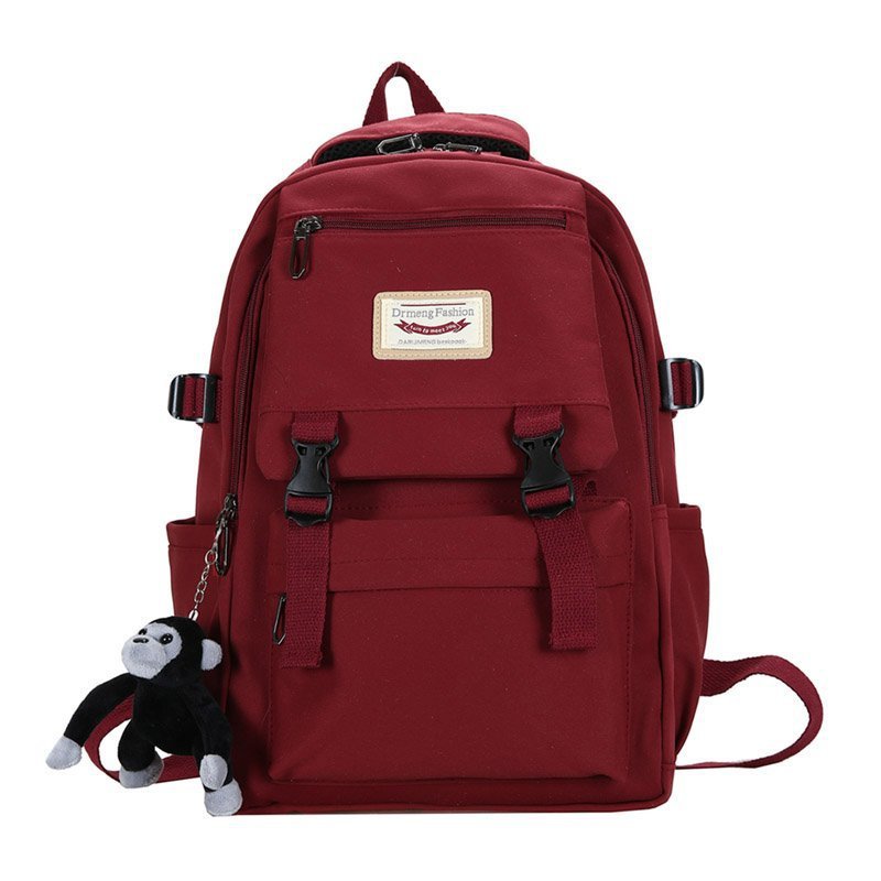 2025 New schoolbag for girls, Korean version, Harajuku junior high school, senior high school and college student campus backpack, Korean forest-style girl backpack Item Picture