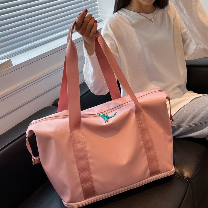 New travel bags, hand-carry, casual outdoor travel, short business trip luggage bags, yoga bags, dry and wet separation fitness bags full figure