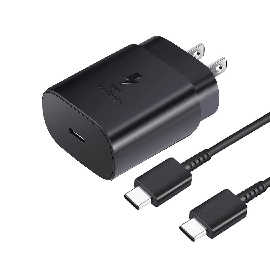 The 25W charger is compatible with the PDQC protocol fast charging for Samsung s22/s21/s24 series Type-C mobile phone chargers details Picture