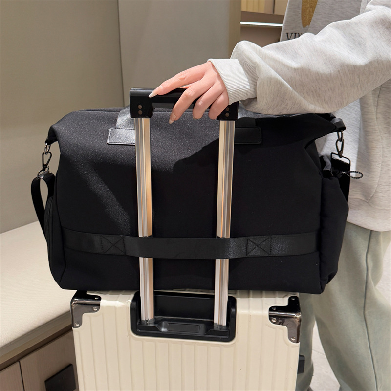 High-quality single-shoulder bag, lightweight storage bag, maternity fitness yoga crossbody bag, independent shoe compartment, travel and business trip luggage bag details Picture