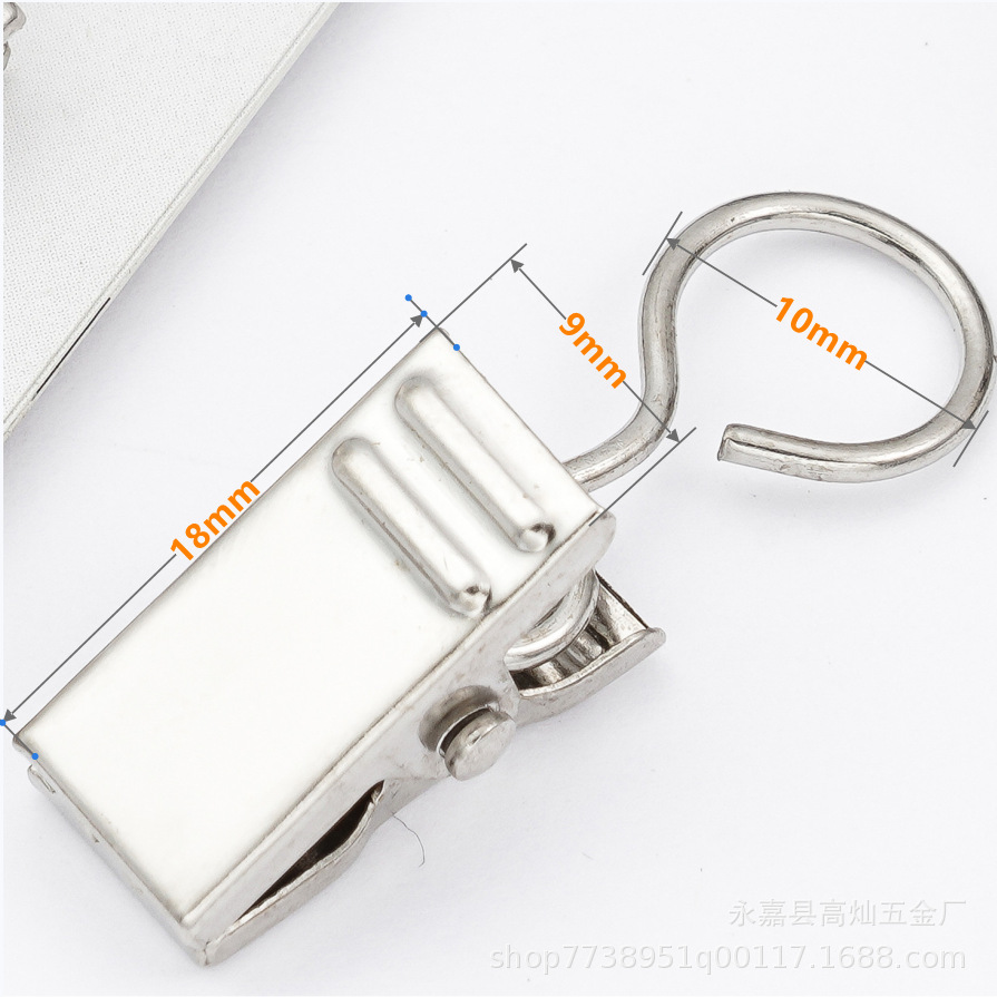 【 Free Shipping 】 Wholesale full package of metal curtain clips, hooks, background fabric, tapestry clips, shower curtain clips, and curtain buckles full figure
