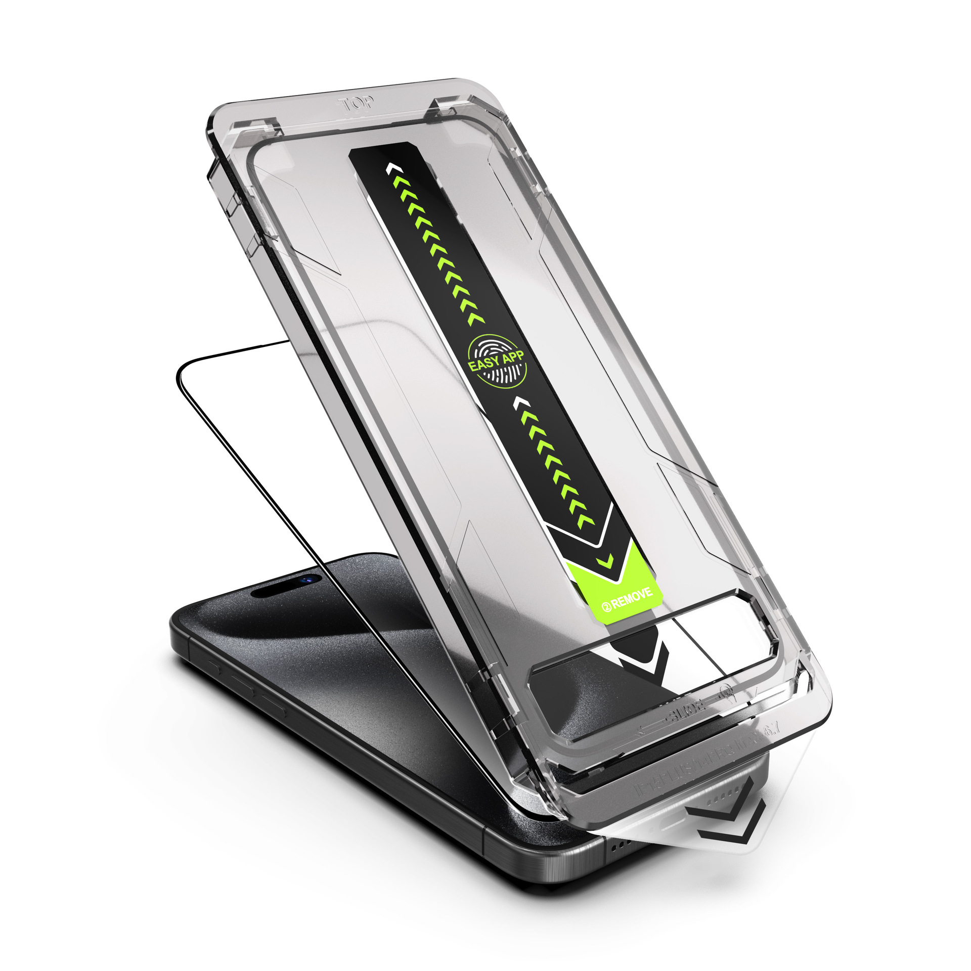 Suitable for iPhone17 phone film, Corning glass, 13-second box application, automatic dust removal, dust-free chamber, Apple 16 tempered film Item Picture