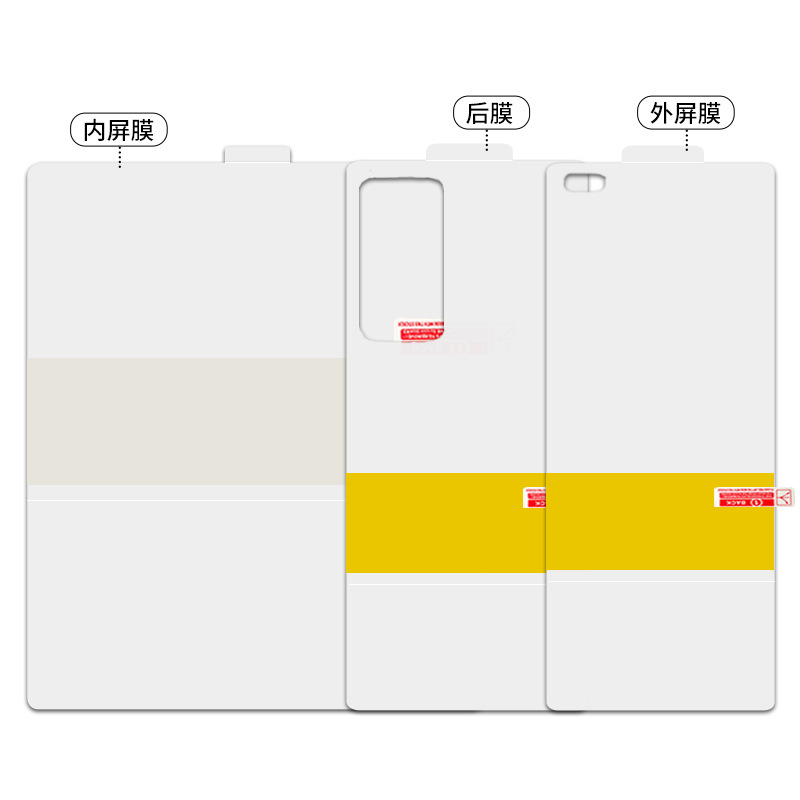This is a high-definition tpu water condensation film W25 self-healing foldable screen film suitable for Samsung GalaxyZ Fold7/6 positioning stickers Item Picture