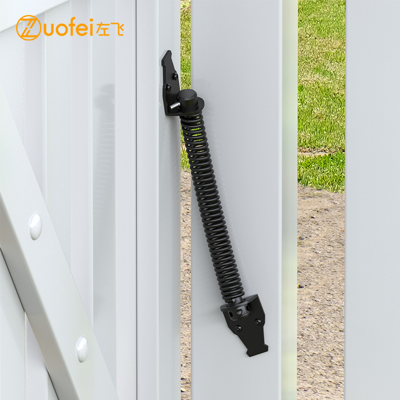 American-style spring hinge fence gate, hinge garden gate, fence gate hinge latch wholesale, suitable for outdoor use Specification drawing