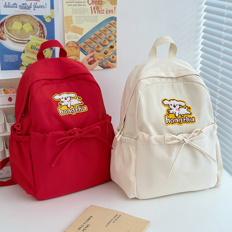 Cross-border schoolbag, Japanese-style cartoon backpack, soft girl, large-capacity, niche design backpack for primary and secondary school students Specification drawing