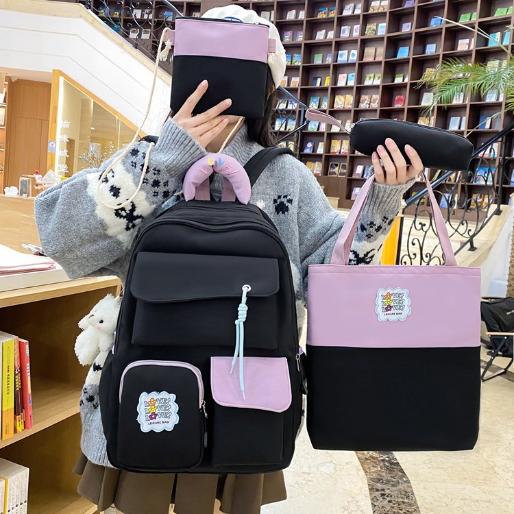 Direct sales from the manufacturer of the 2025 new high-appearance-level backpack for girls, large-capacity Korean version backpack for middle and high school students Application Scenario