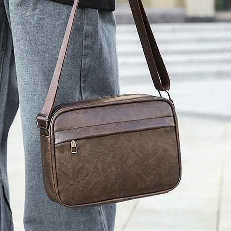 New men's pu toiletry bag, multi-functional waterproof hand-held storage bag, travel portable, double-layer large capacity, multi-functional Specification drawing