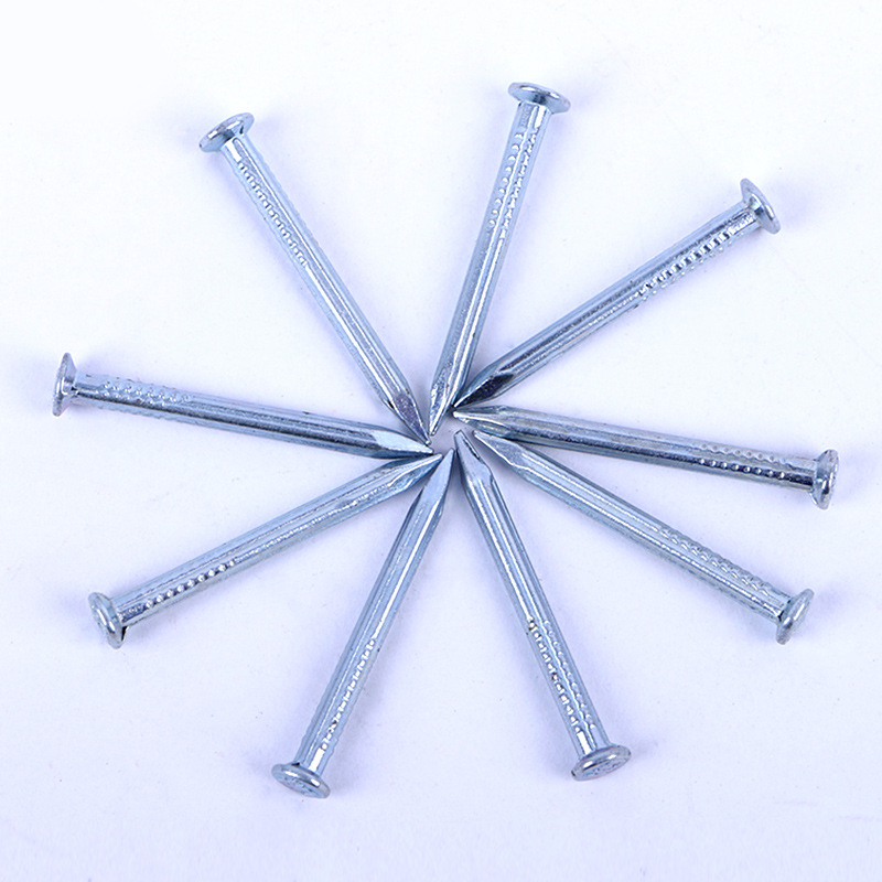 Factory-price wholesale of white iron nails, galvanized cement nails, 30mm multi-specification steel nails, strength cement wall steel nails Item Picture