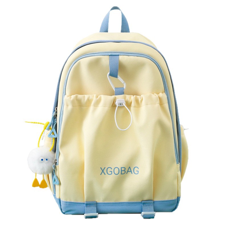 A lightweight new backpack, a hiking and mountain climbing bag for college students on campus, a high appearance level schoolbag, and a backpack for junior high school girls Item Picture