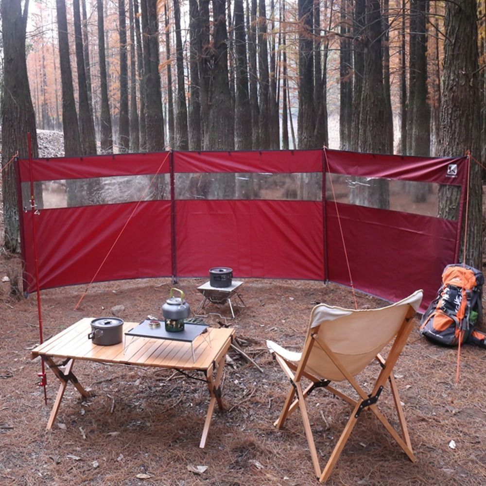 Outdoor camping windbreak wall, windbreak enclosure fabric, outdoor screen, stall camping shed, canopy board, curtain cover fabric, Hongzhi full figure