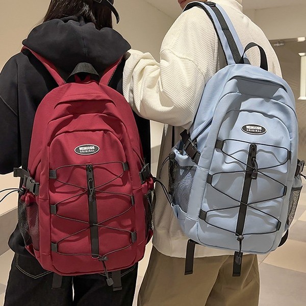 Korean InS-style high school student schoolbag for girls, Haraju-style workwear backpack, large-capacity backpack for men, trendy full figure