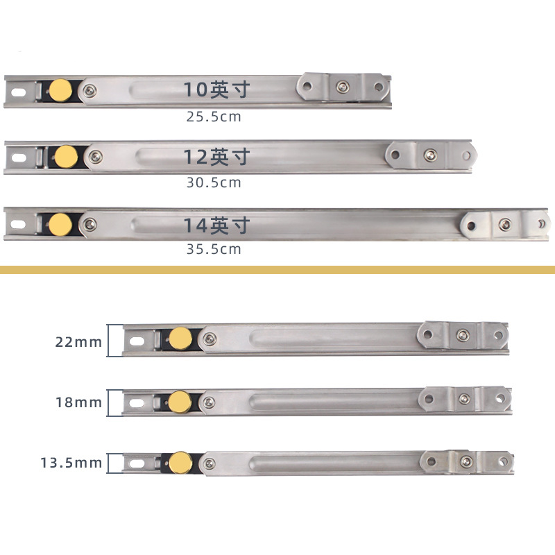 Wholesale of 304 stainless steel top-hung broken bridge aluminum window limiters, anti-fall brackets, casement window supports and wind supports directly supplied by the factory Specification drawing