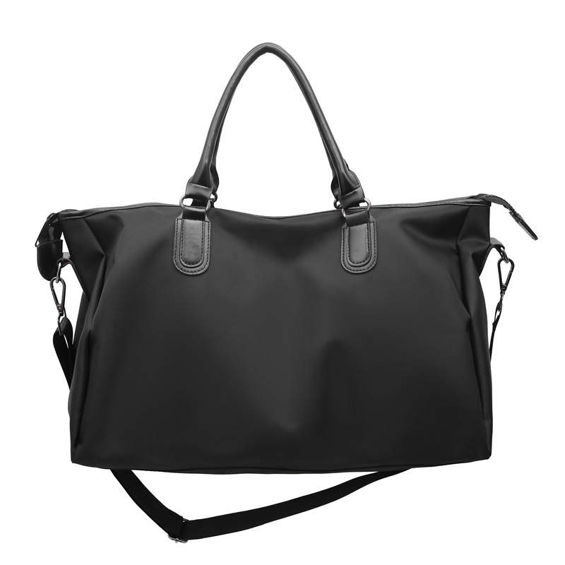New Korean-style fashionable travel bag, solid-color carry-on luggage storage crossbody bag, large-capacity business trip sports and fitness bag Item Picture