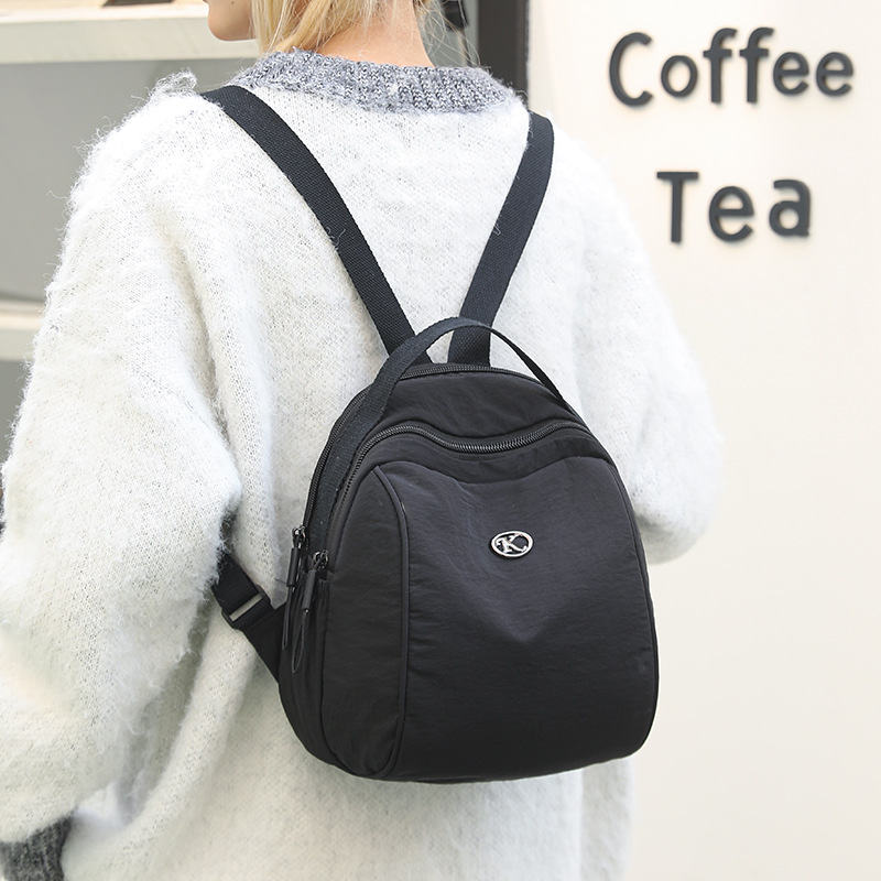 Mini Backpack for Women 2024 New Style, Korean version, versatile, casual and fashionable Nylon fabric for women's travel and commuting details Picture