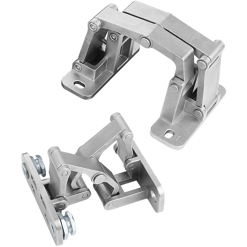 Stone door invisible hinge, concealed outward-opening invisible door hinge, fire hydrant box pipe well door, thick door concealed installation hinge adjustable Item Picture