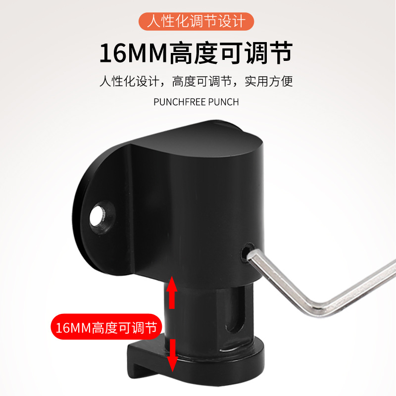 Adjustable door stop, floor stop, no need for drilling, high-strength magnetic anti-collision door stop, height-adjustable door stop, wall stop, stainless steel invisible Application Scenario
