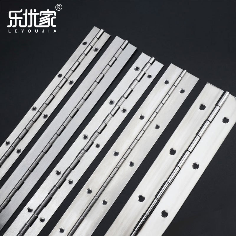 201 stainless steel long row hinges, long row hinges, light box hinges, piano hinges, door and window hardware long row hinges wholesale