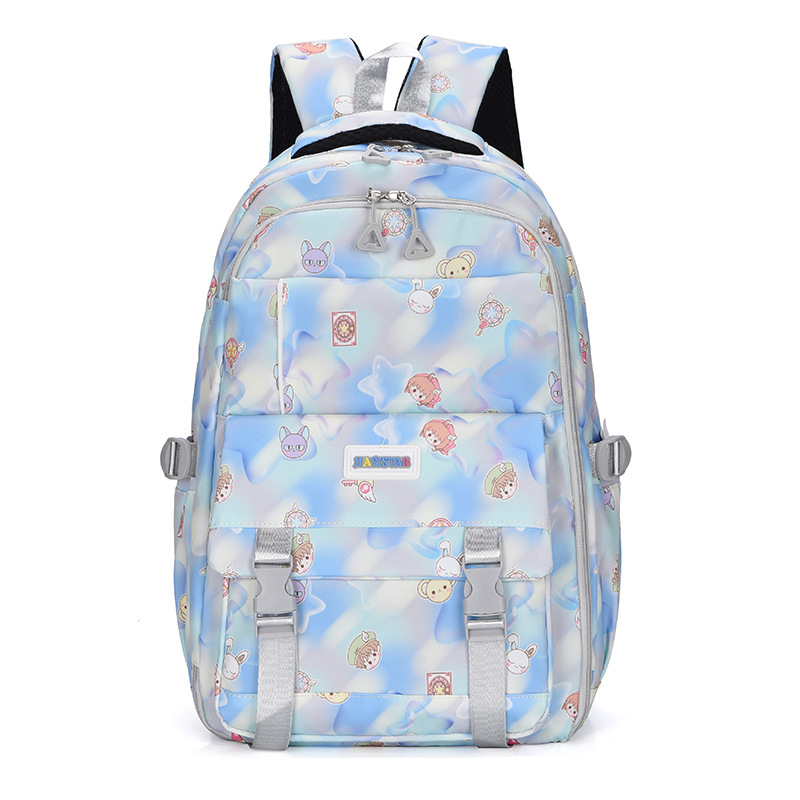 New series of refrigerator doors for foreign trade, schoolbags for primary and secondary school students, girls' high school students, multi-functional backpacks with high appearance standards, and large-capacity backpacks Item Picture