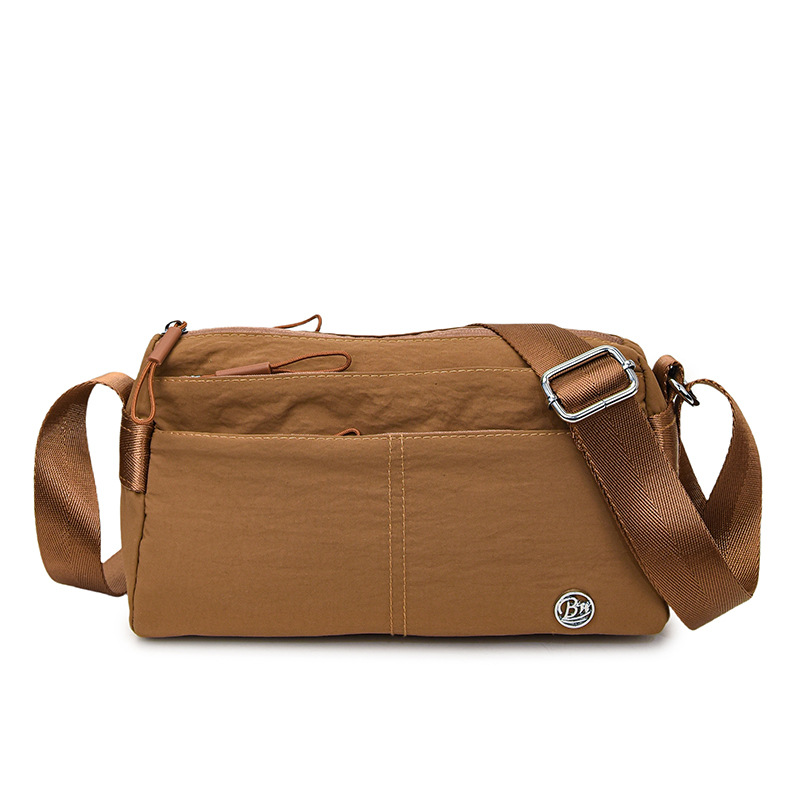 Water-resistant multi-layer fabric bag for women 2025 new style fashionable and versatile single-shoulder bag, simple, light and elegant crossbody bag Item Picture