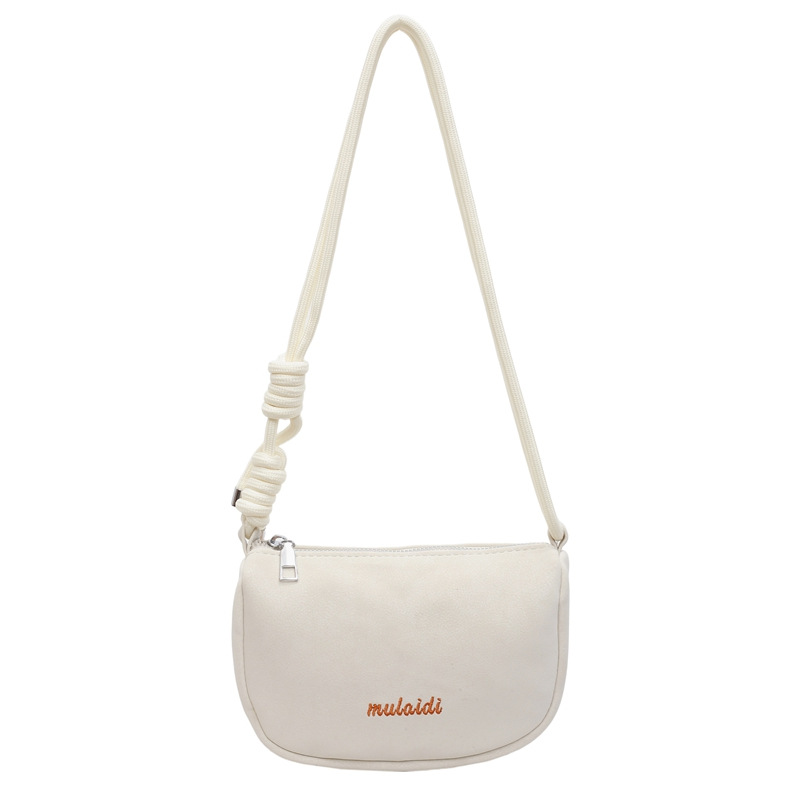 This is a best-selling Korean new trend series of fashionable and simple single-shoulder casual and versatile women's crossbody bag with a solid color design Item Picture