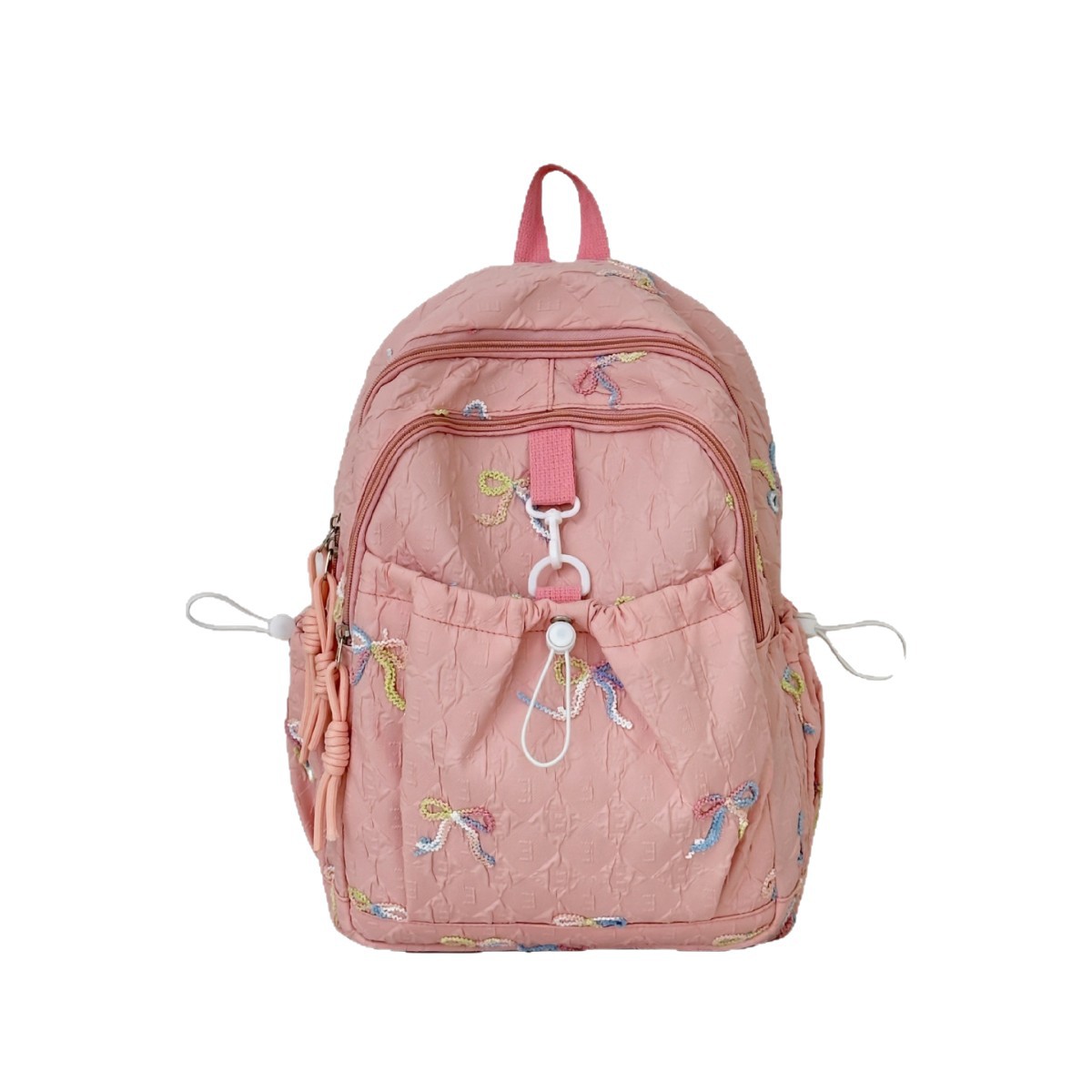 This is a new backpack for junior high school, senior high school and college students. It's super light, good-looking, and has a large capacity Item Picture