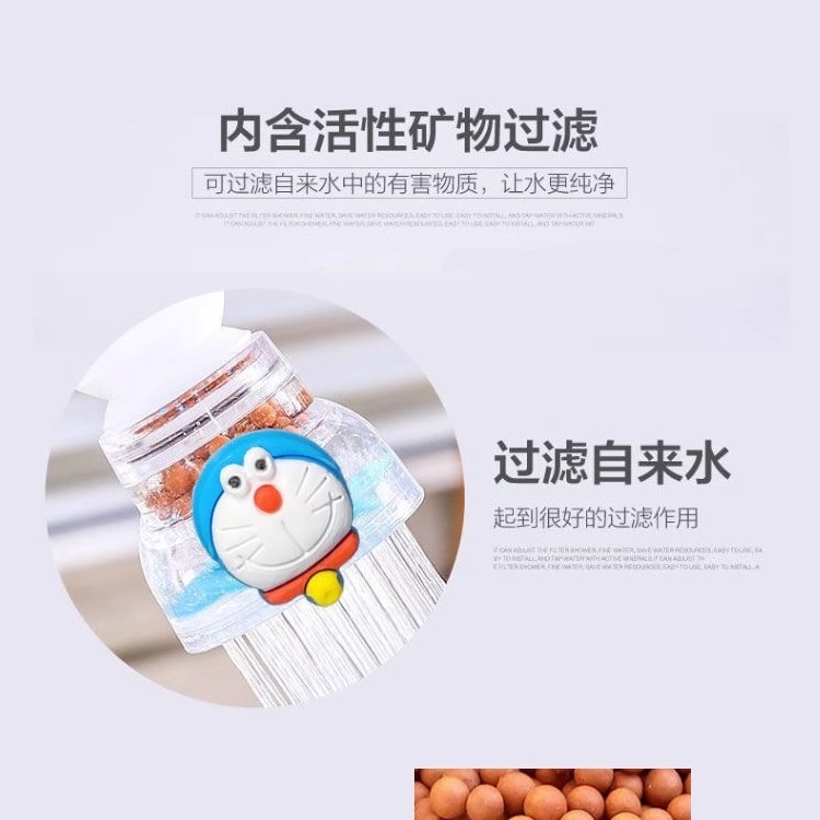 Kitchen splash-proof faucet, water filter, universal telescopic rotary filter for water pipes, and universal for dormitory shower heads Application Scenario