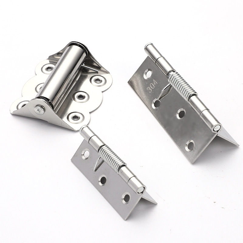 Butterfly spring hinges for sand window mesh doors, stainless steel self-spring door hinges, automatic closing hinges, mesh screen door and window accessories Application Scenario