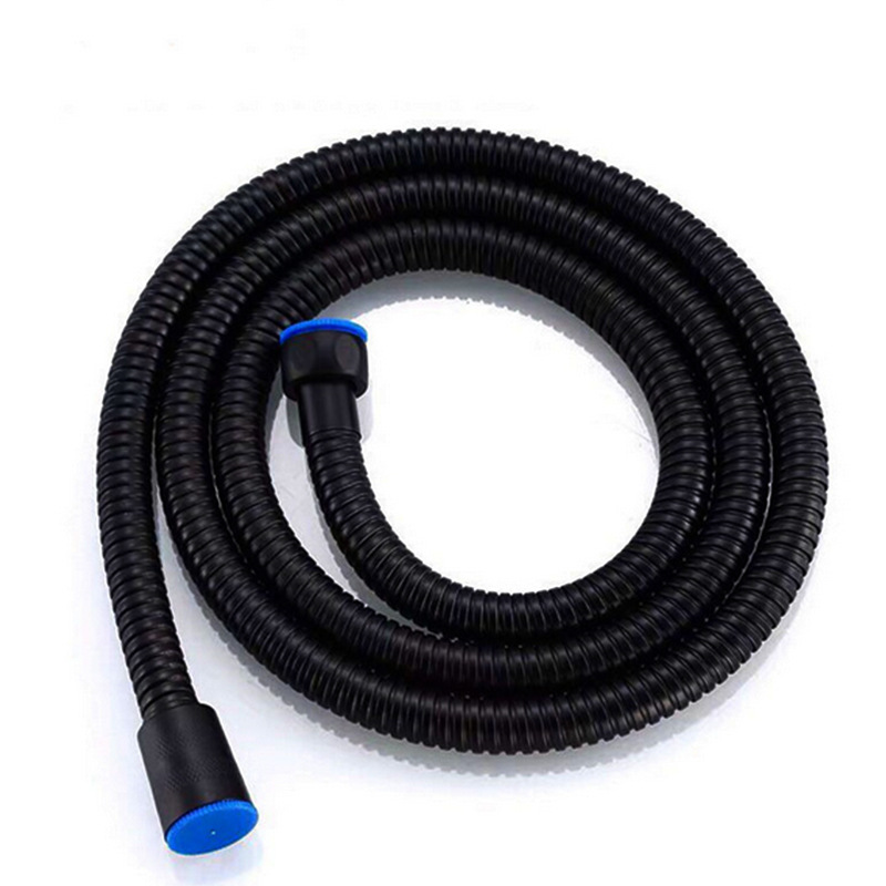 Black brushed gold brushed stainless steel pipe, 304 metal hose, water heater, encrypted hose, drain pipe Item Picture