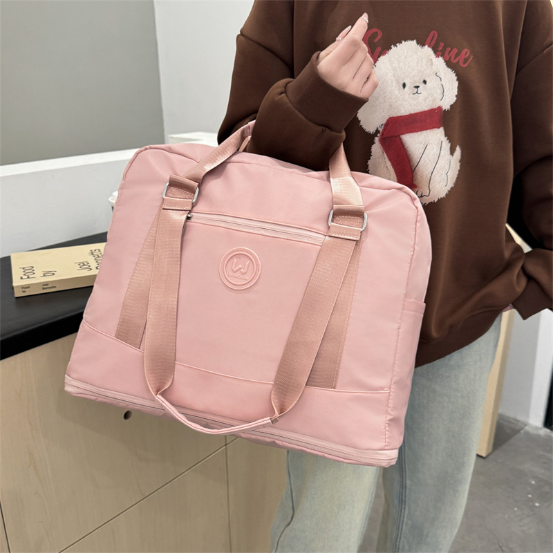 Large-capacity portable yoga and fitness bag, light hand-held travel bag for men and women going out, long and short distance luggage storage bag Specification drawing