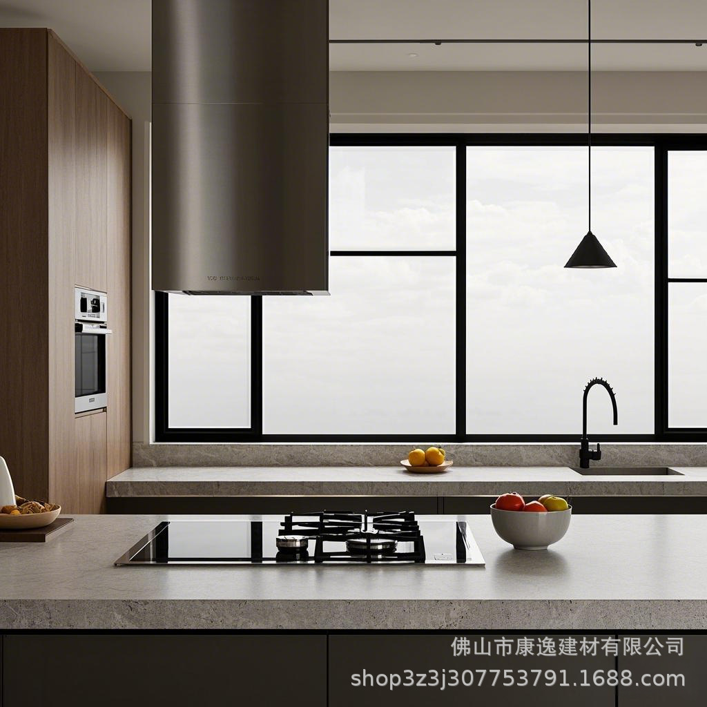 Acrylic artificial stone, quartz stone patterned plate kitchen countertop manufacturer wholesale, foreign trade processing Specification drawing