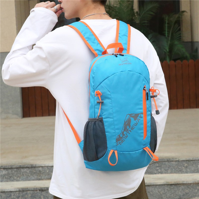New outdoor hiking bag, portable, lightweight, large-capacity running sports backpack, skin bag, foldable backpack full figure