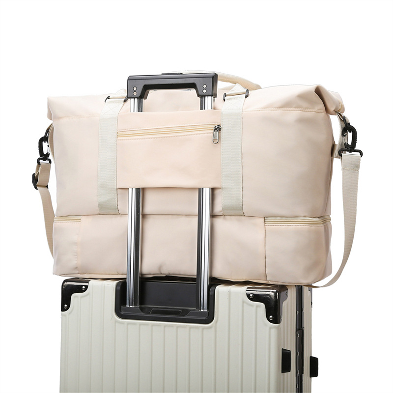 Cross-border short-distance business trip bags, convenient storage, travel luggage bags, large-capacity dry-wet separation sports and fitness bags details Picture