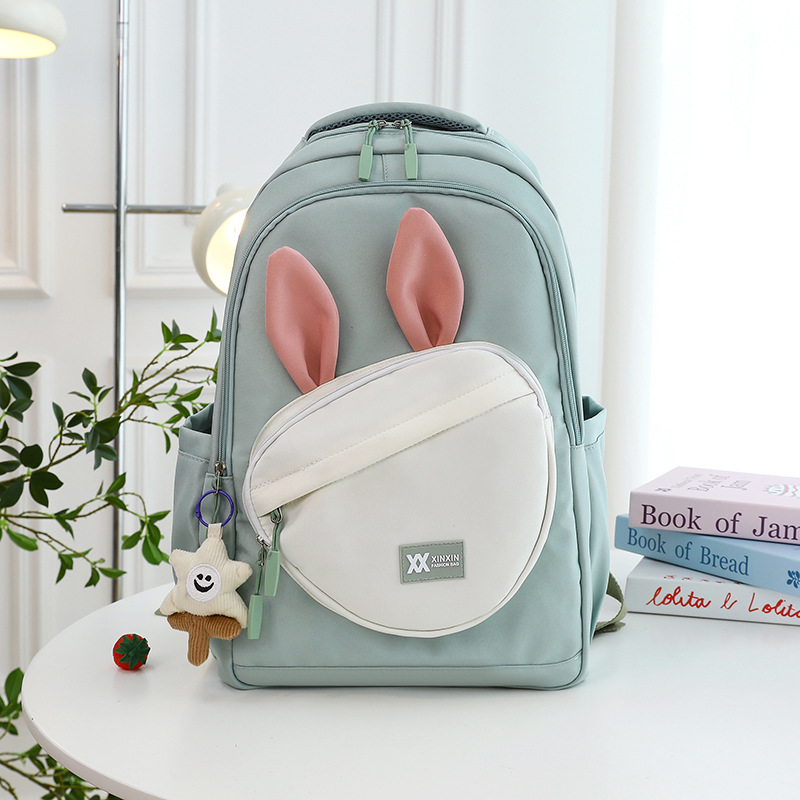 A popular multi-functional, fashionable and trendy backpack for children in grades three to six who are going out Specification drawing